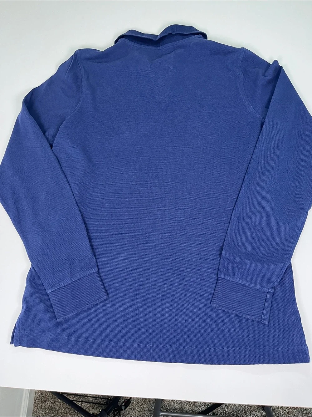 Vineyard Vines Classic Long-Sleeve Polo in Deep Blue Youth XL
